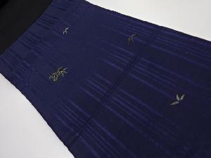 アンティーク　笠松・笹模様刺繍袋帯（材料）
